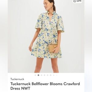 Tuckernuck Crawford Dress with Blue and Green Floral